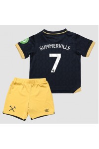West Ham United Crysencio Summerville #7 Jalkapallovaatteet Lasten Kolmas peliasu 2025-26 Lyhythihainen (+ Lyhyet housut)